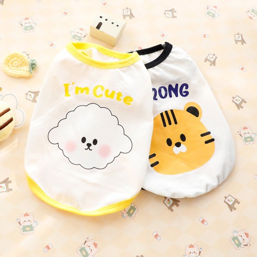 Summer Spring And Autumn Thin Undershirt Teddy Bichon Pomeranian Clothes