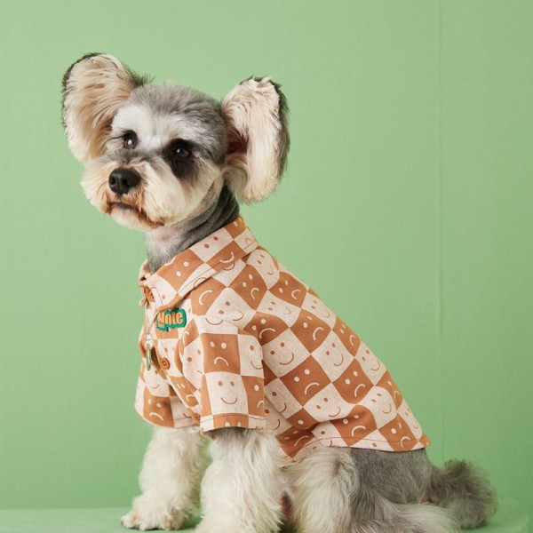 Pack Plaid Dog Shirts Small Dog T Shirt Checked