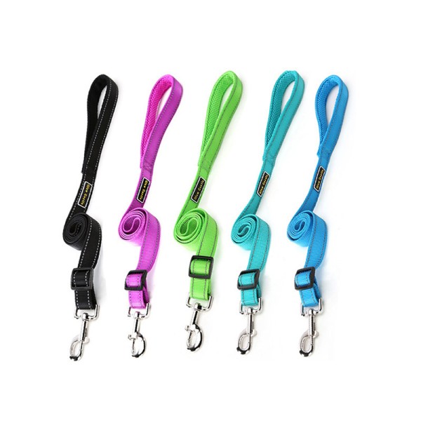 Glow Handle Reflective Adjustable Length Dogs Traction Rope